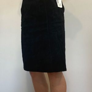 Vintage high waisted leather skirt
